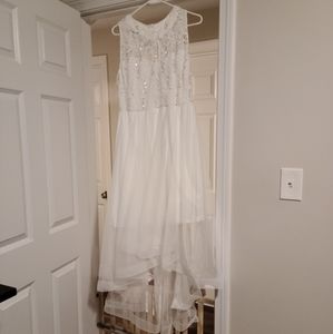NWT Candalite Formal White Gown Size XL